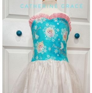 Girls frozen dress, girls Elsa dress, princess